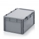 Transportbox mit Deckel 40x30x28,5-grau