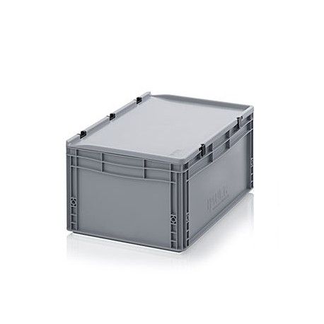 Transportbox mit Deckel 40x30x28,5-grau